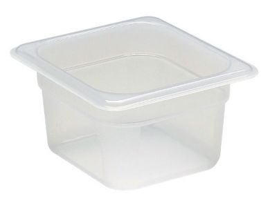 Cambro, Insert/Food Pan, Translucent, 1/6 Size 4" Deep, 64PP190