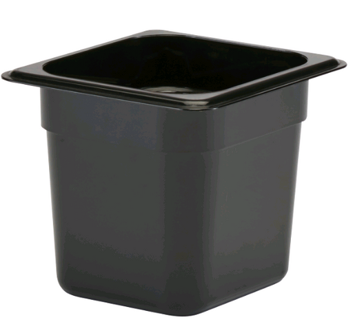 Cambro Insert 1/6 Size, 6"DP Black 1/1EA 66CW110*