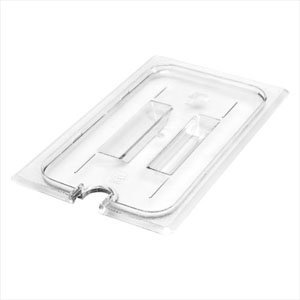 Cambro - Food Pan Cover 1/4 Size Notched Clear 40CWCHN135 - 1/1EA