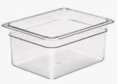 Cambro, Insert/Food Pan, Cleare, 1/2 Size 6" Deep, 26CW135