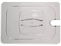 Clear 1/2 Size Notched Food Pan Cover