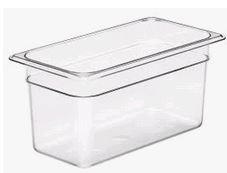 Cambro, Insert/Food Pan, Clear, 1/3 Size 6" Deep, 36CW135