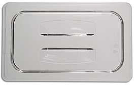 Cambro, Lid/Food Pan Cover, Solid, Clear,  1/4 Size, 40CWCH135