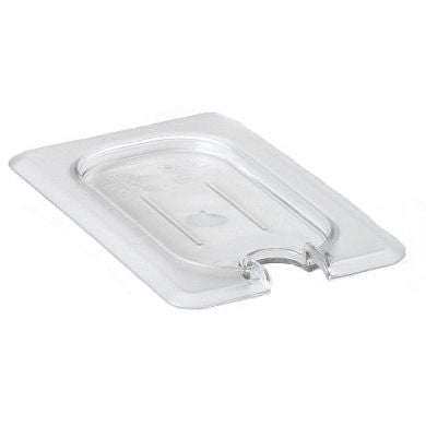 Clear 1/9 Size Notched Food Pan Cover