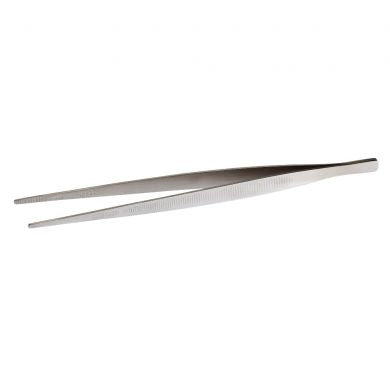 Mercer 9 3/8" Straight Precision / Plating Tongs M35130 1/1EA
