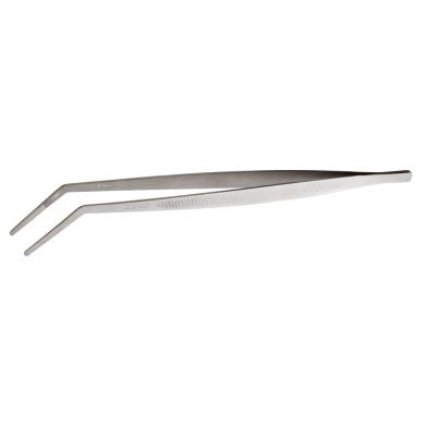 Mercer 11 3/4" Curved Precision / Plating Tongs M35133 1/1EA