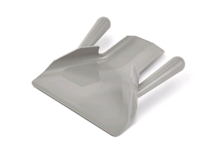 9" x 8" Plastic Dual Handle Curly Fry Scoop