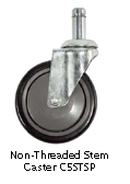 5" Poly Stem Swivel Caster