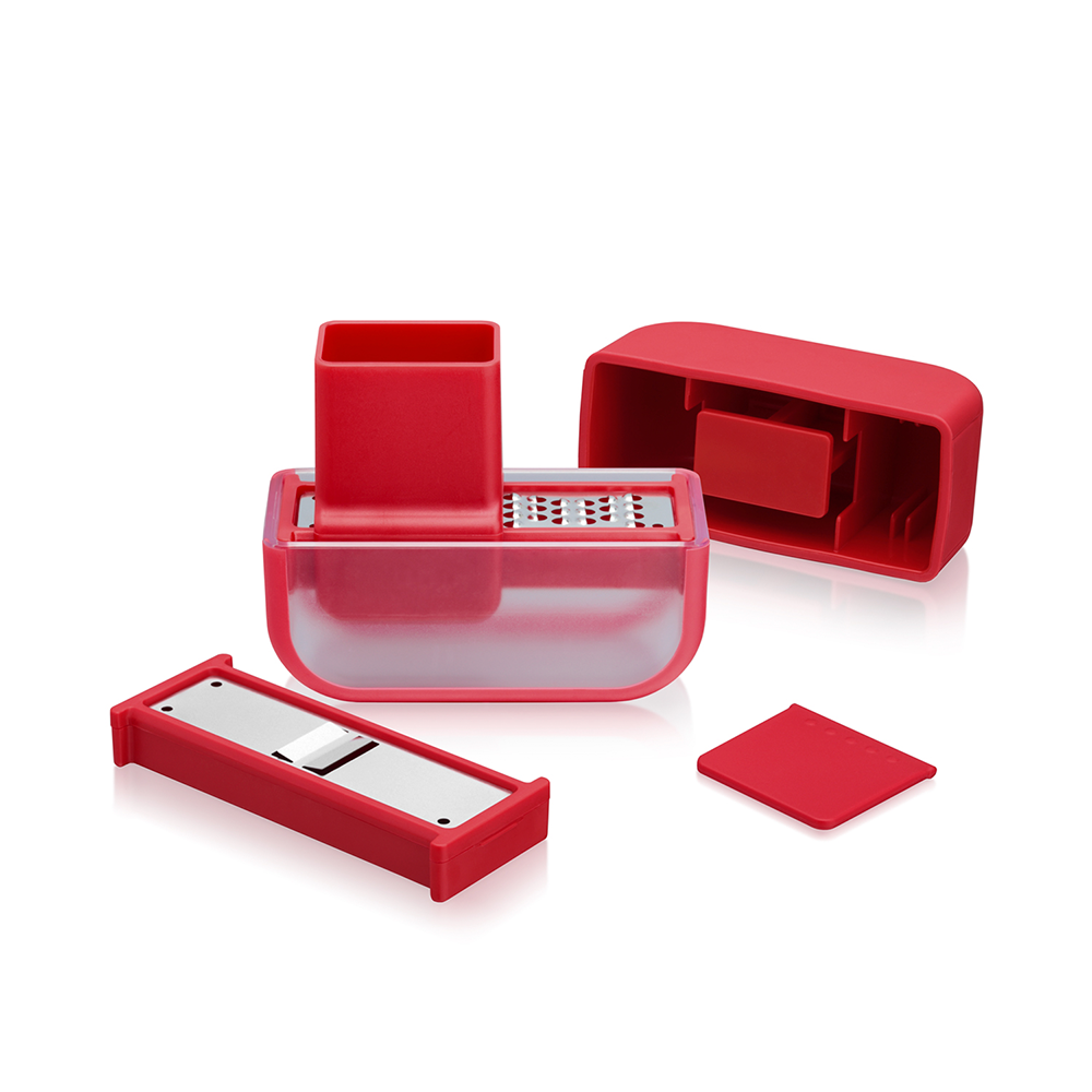 Microplane Garlic Slicer / Mincer Set Red 48148 - (1 Set)