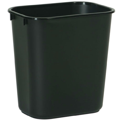 Rubbermaid Small Soft Wastebasket 13-5/8 qt Black FG295500BLA