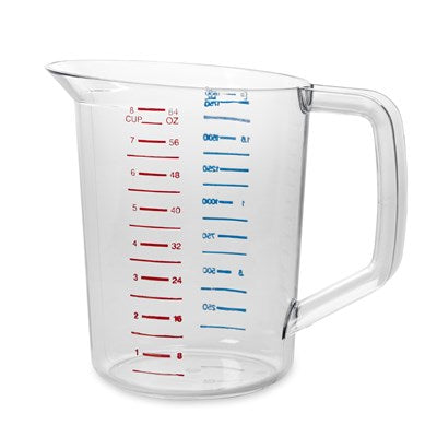 Rubbermaid, BOUNCER® Measuring cups, 2qt, FG321700CLR
