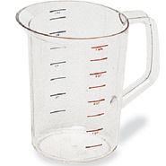 Rubbermaid® Bouncer 4 Qt. Clear Polycarbonate Plastic Measuring Cup FG321800CLR