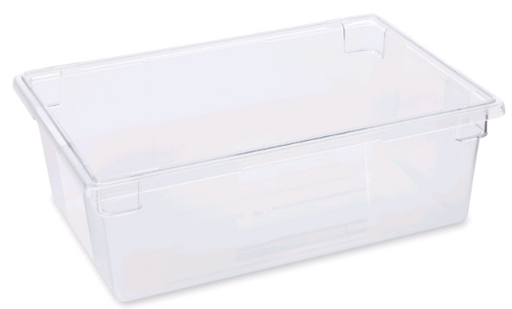Tote Box 18 x 26 x 9 Clear on white background