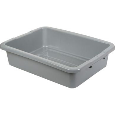 Rubbermaid 20 x 15 x 5 inch Gray Bus Bin FG334992GRAY