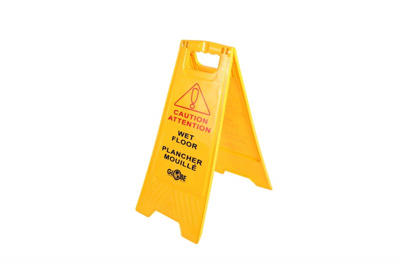 Globe Commercial - Wet Floor Sign English/French 7112 - 1/1EA