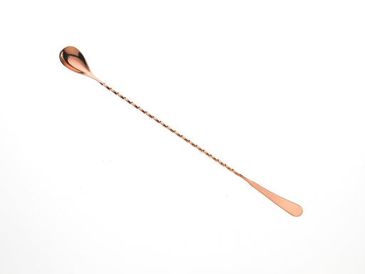 Barfly M37010CP 13 3/16" Copper Plated Japanese Style Bar Spoon