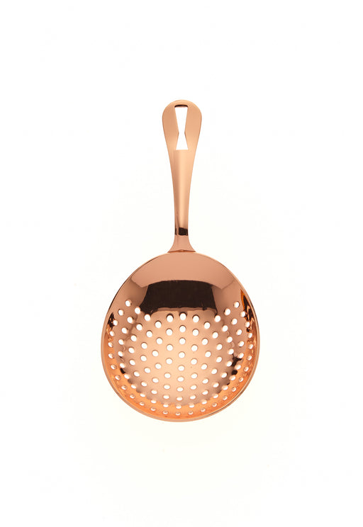 Barfly 6 1/2" Copper-Plated Julep Strainer M37028CP