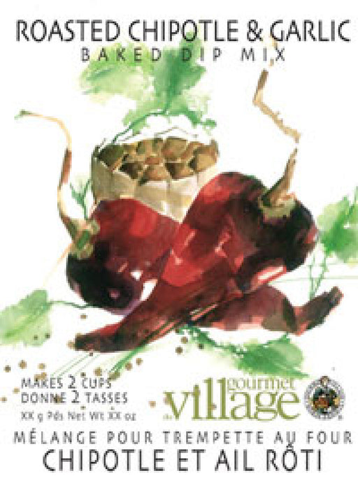Gourmet du Village GDIPXCG Roasted Chipolte and Garlic Dip Mix