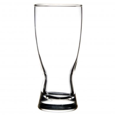 Libbey 179 11oz Hourglass Pilsner Glass 36pack empty on white background
