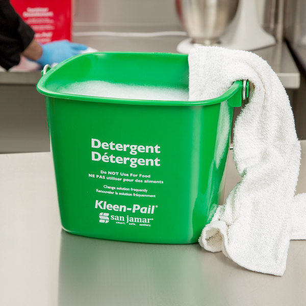 San Jamar  - Kleen Pail 8QT Green KPP256GN 1/1EA