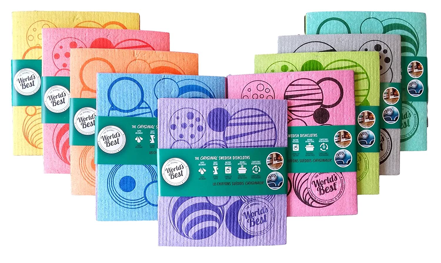 World's Best Original Swedish Dishcloths.