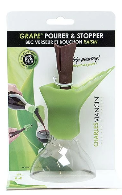 Port Style - Wine Pourer & Wine Stopper CV5245 - 1/1EA*