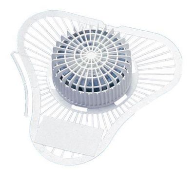 Globe Commercial - Urinal Screen w/ Deodorant Block 17129 - 1/1EA