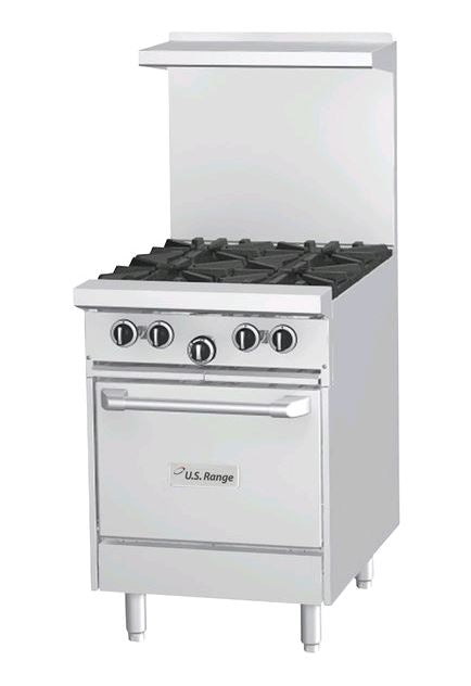 U.S. Range U24-4S Natural Gas 4 Burner 24