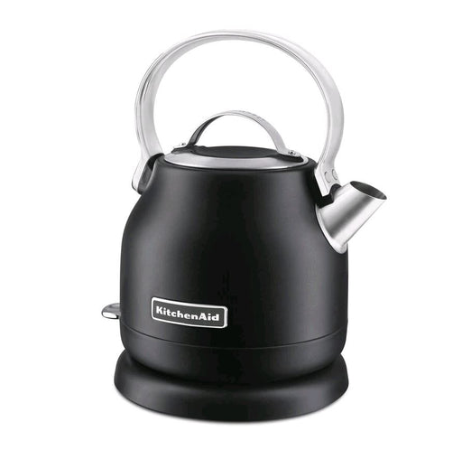 KitchenAid 1.25 Liter Electric Kettle in shade black on white background