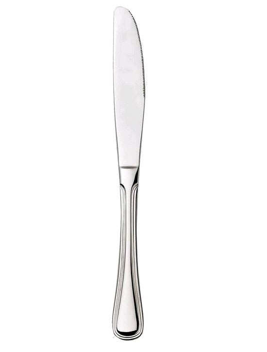 Stainless Dinner Knife on white background