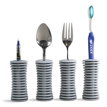 Universal Built Up Handle lines up ib row of 4 on white background
