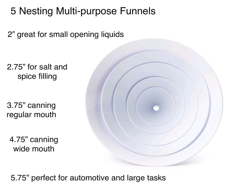 Fox Run - Funnel Set 5 pc 5300 - (1 Set)