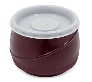 Aladdin ALC350 Round Burgandy 5oz Insulated Bowl 48/case