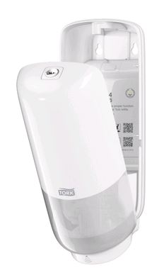 Auto Hand Foam Soap Dispenser on white background open