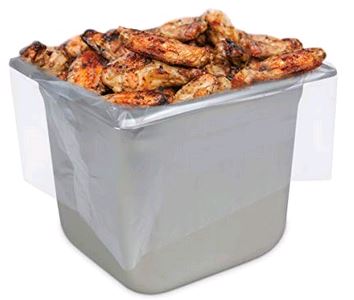 PanSaver Clear 42595 Deep Ovenable Pan Disposable Liner Fits 1/6 size Pans up to 6