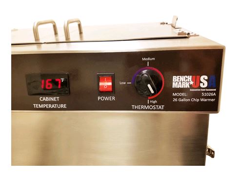 Benchmark 26 Gallon Tortilla Chip Warmer 120v 51026