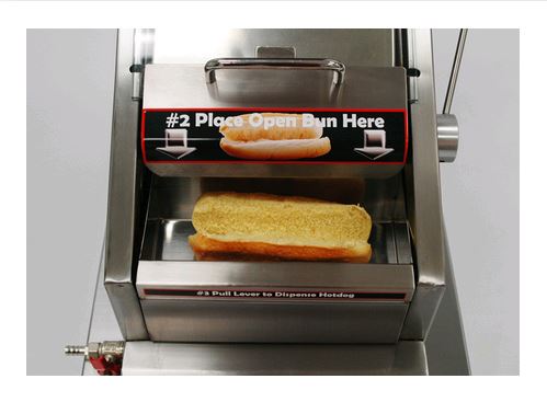 Benchmark The Dog House Hot Dog Cooker & Dispenser 120V 60024