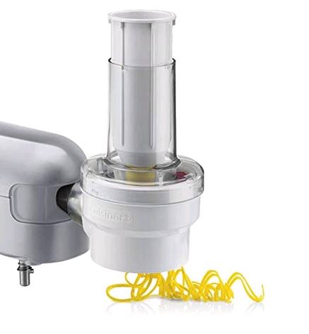 Cuisinart Spiralizer Attachment SPI-50C on white background slicing