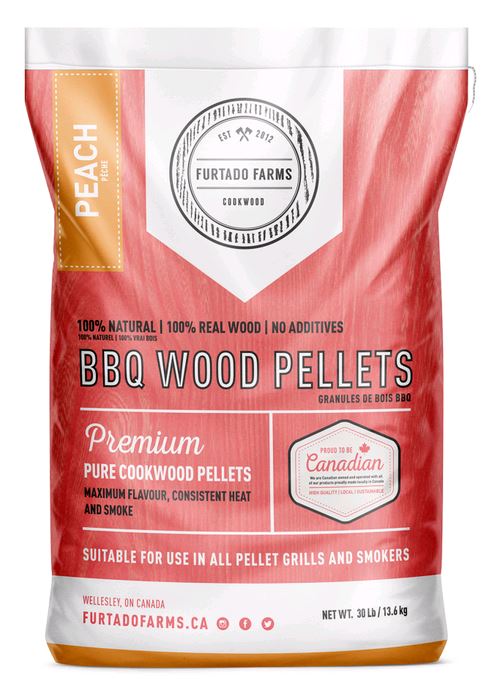 Cookwood Peach Pellets 30lbs 1/1EA