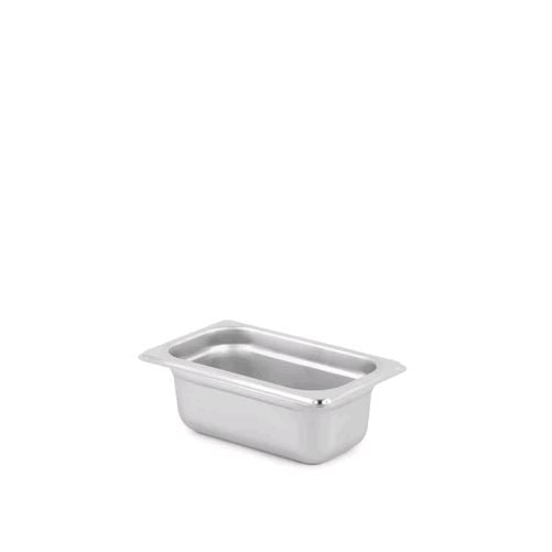Browne, Insert/Food Pan, S/S, 1/9 Size 2.5" Deep, 5781902