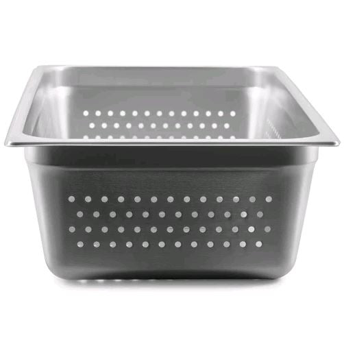 Browne Insert/Food Pan, Perforated, S/S, 1/1 Size 6