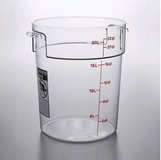 Rounch Food Container Clear 22qt