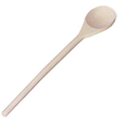 Browne 575388 18" Wooden Spoon on white background
