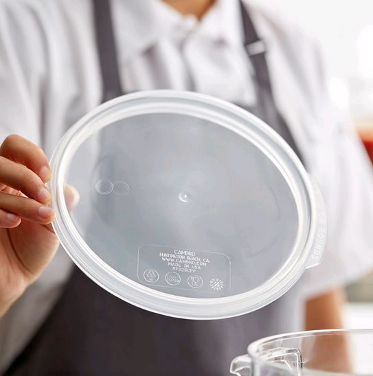 Camwear - Cover Translucent Round for Clear Camwear Containers RFS2SCPP - (Pack of 12)*
