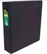OP Binder 2" Round Ring Black OPB20042*