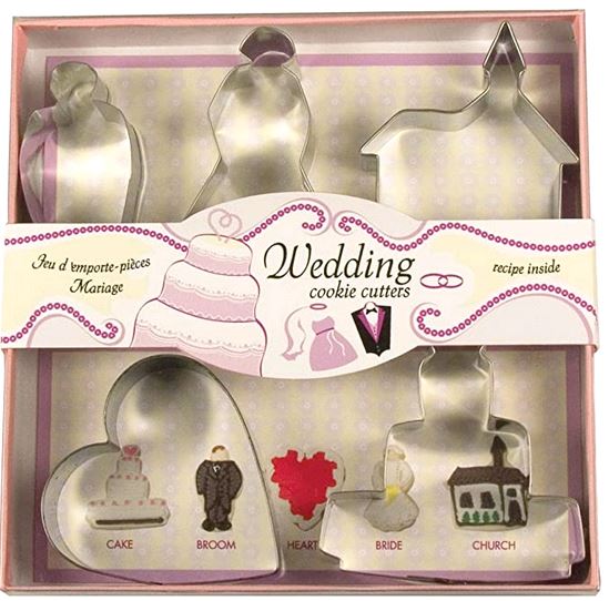 Fox Run Wedding Cookie Cutter Set 36002 - (1 Set)