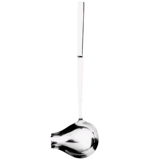 Johnson-Rose 1 Oz. One-Piece Stainless Steel Sauce Ladle with Lip 3590*
