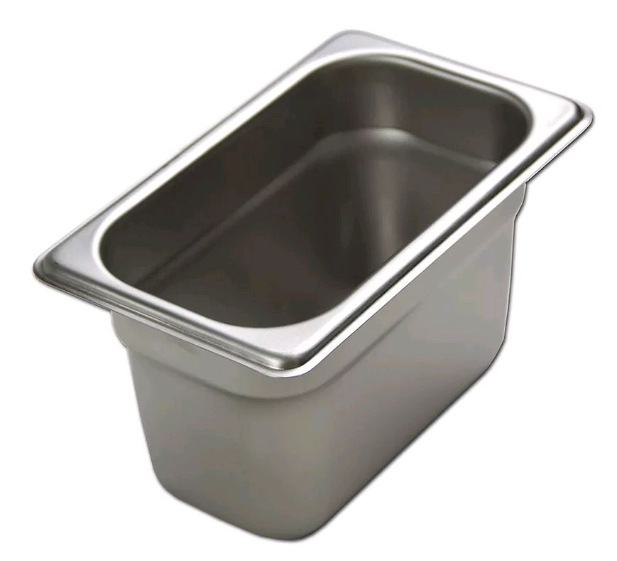 Browne 1/9 Size 4" Deep Stainless Steel Food Pan 5781904