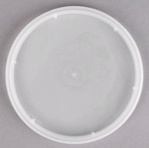 DE1HL Microwavable Translucent Plastic Takeout Lid - 500/Case