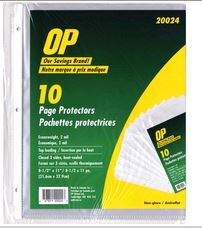 Corpex Clear Page Protectors Pack of 10 OPB20024*